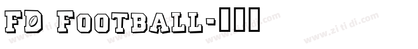 FD Football字体转换